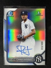 2022 Bowman - Chrome Prospect Autographs Randy Vasquez #CPA-RV Refractor /499 