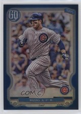 2020 Gypsy Queen Box Topper Chrome Indigo Refractor /150 Anthony Rizzo #86 1l42