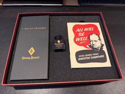 Conway Stewart Winston Churchill Ltd Edt Füllfederhalter ''I Am An Optimist'' 004/100