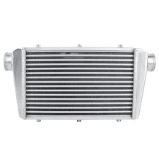 Aluminum Universal Intercooler 25" x13" x3.3" Front Mount 3" I/O Tube & Fin