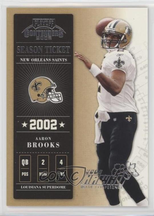 2002 Playoff Contenders 2003 Hawaii Trade Conference 7/15 Aaron Brooks #81 y0i