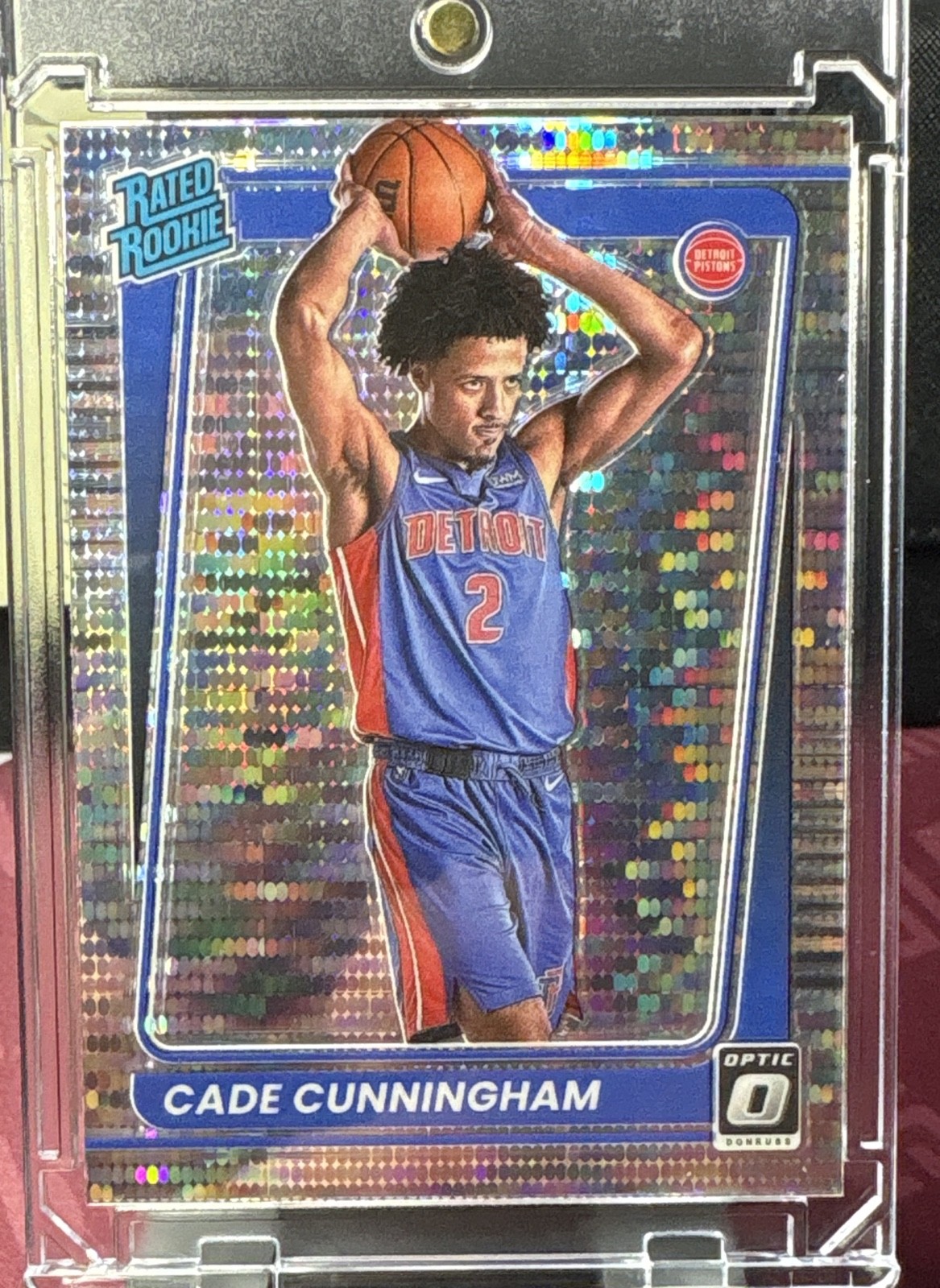 2021-22 Panini Donruss Optic - Rated Rookie Cade Cunningham #161 Pulsar Prizm...