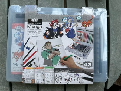 Royal Langnickel MANGA Drawing Art Set | 43 PC | Learning Guide Included Manga