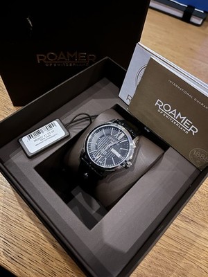 Roamer Saturn II Automatik, Lederarmband, 960637 , Swiss Made, OVP, Neu