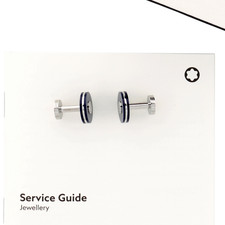 Montblanc Men's Accessoires Manschettenknöpfe Stainless Steel PIX ID: 123812 NEU