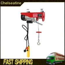 220lbs Electric Hoist Scaffold Winch Lifting Crane Workshop Garage Gantry 480W