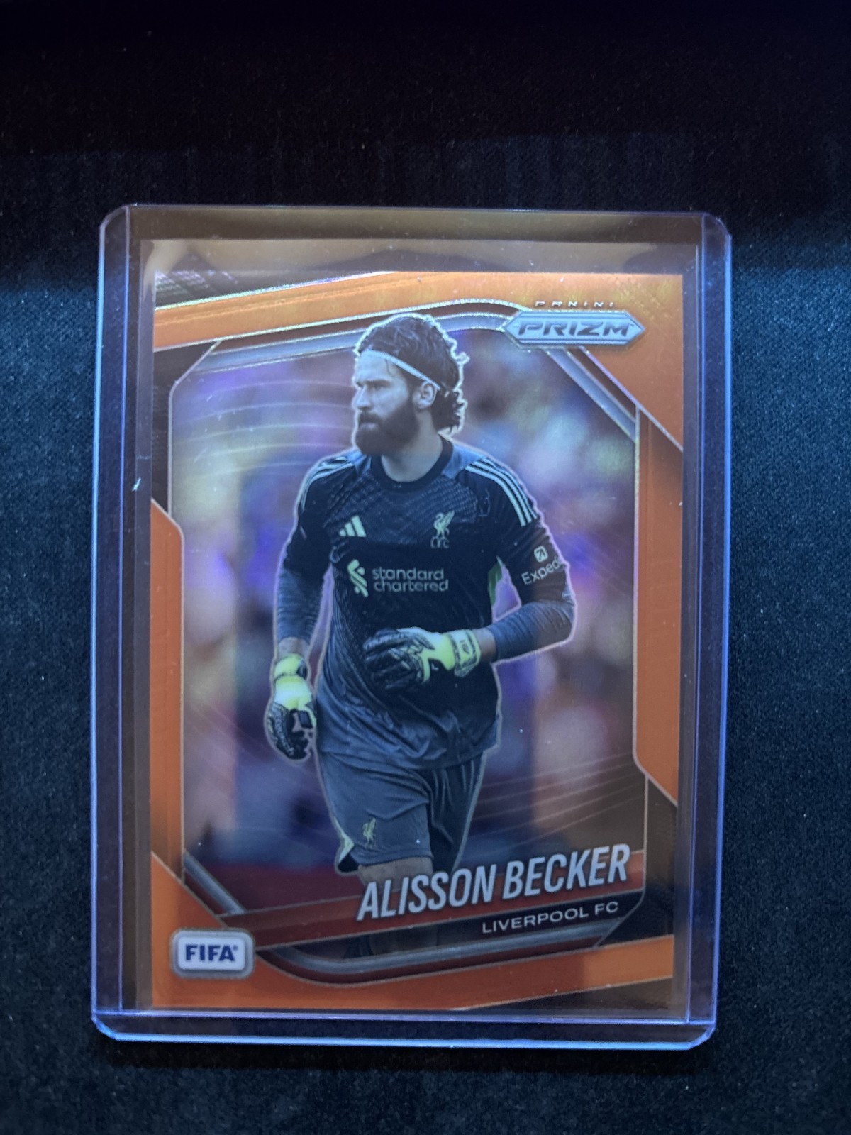 2025-26 Panini Prizm Fifa - Alisson Becker #96 Orange Prizm /125