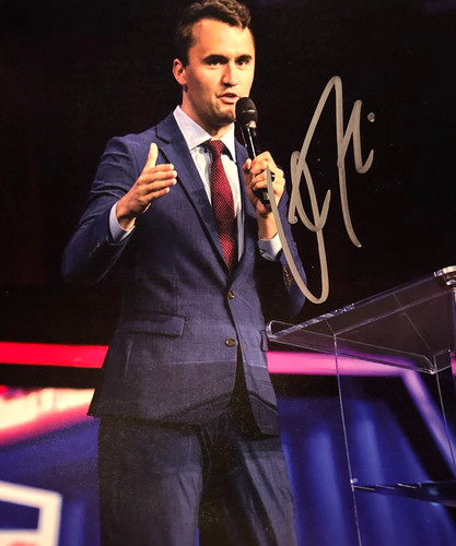 CHARLIE KIRK Signed MAGA Autograph 8x10" Original Authentic Signature + COA
