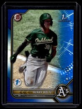 2022 Bowman Draft 1st Edition #BD-121 Henry Bolte Blue #/150
