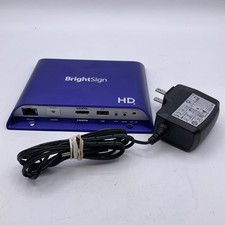 BrightSign HD1024 4K Digital Signage Media Player With Power Adapter HDMI USB