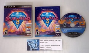 Jeu Bejeweled 3 PS3 Pal - Version Française Complète (Cib), Bon état