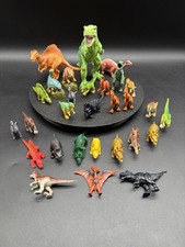 Lot of 29 Dinosaur Toys Plastic Various Sizes and Colors
