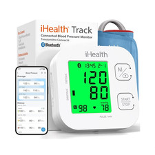iHealth Track Upper Arm Blood Pressure Monitor Bluetooth Cuff 8.7-16.5" Kit