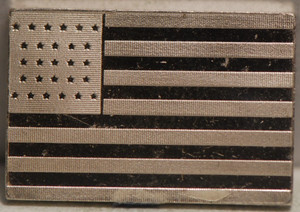 USA (ND) 9th US Flag, "Flordia" Sterling, 4.8gm, Proof, lacquer, NR, 6-25