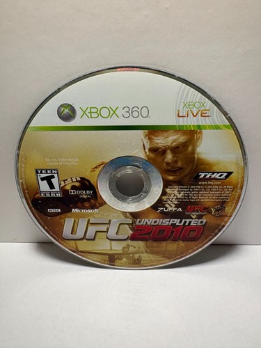 ufc undisputed 2010 xbox 360 Working Disk only (untracked)