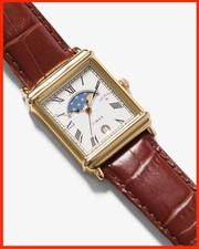 Brand New Noah X Timex Moon Phase Tank Watch Goldbrown Pre-order