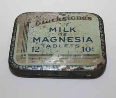 Vintage Blackstones Milk of Magnesia Tablets Tin EMPTY