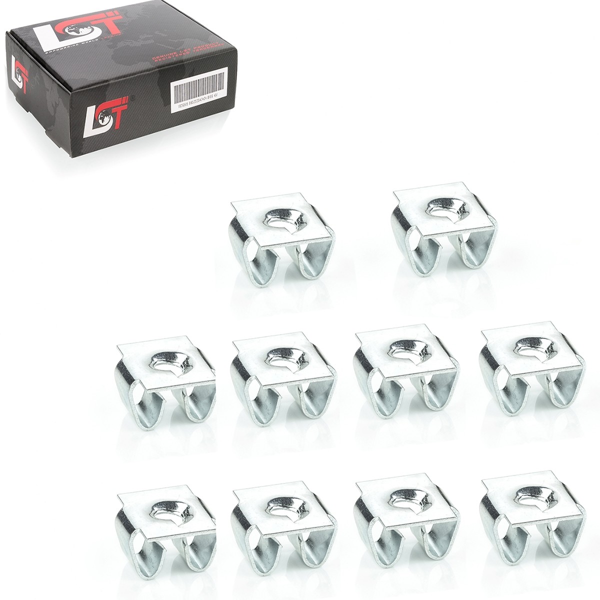 10x Glove Compartment Cover Trim Fastening Nut for AUDI 80 COUPE
