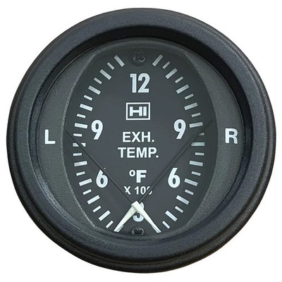 Hewitt Industries 010-301-1W-1 Polished SS Bezel 300-1300°F Dual Pyrometer Gauge