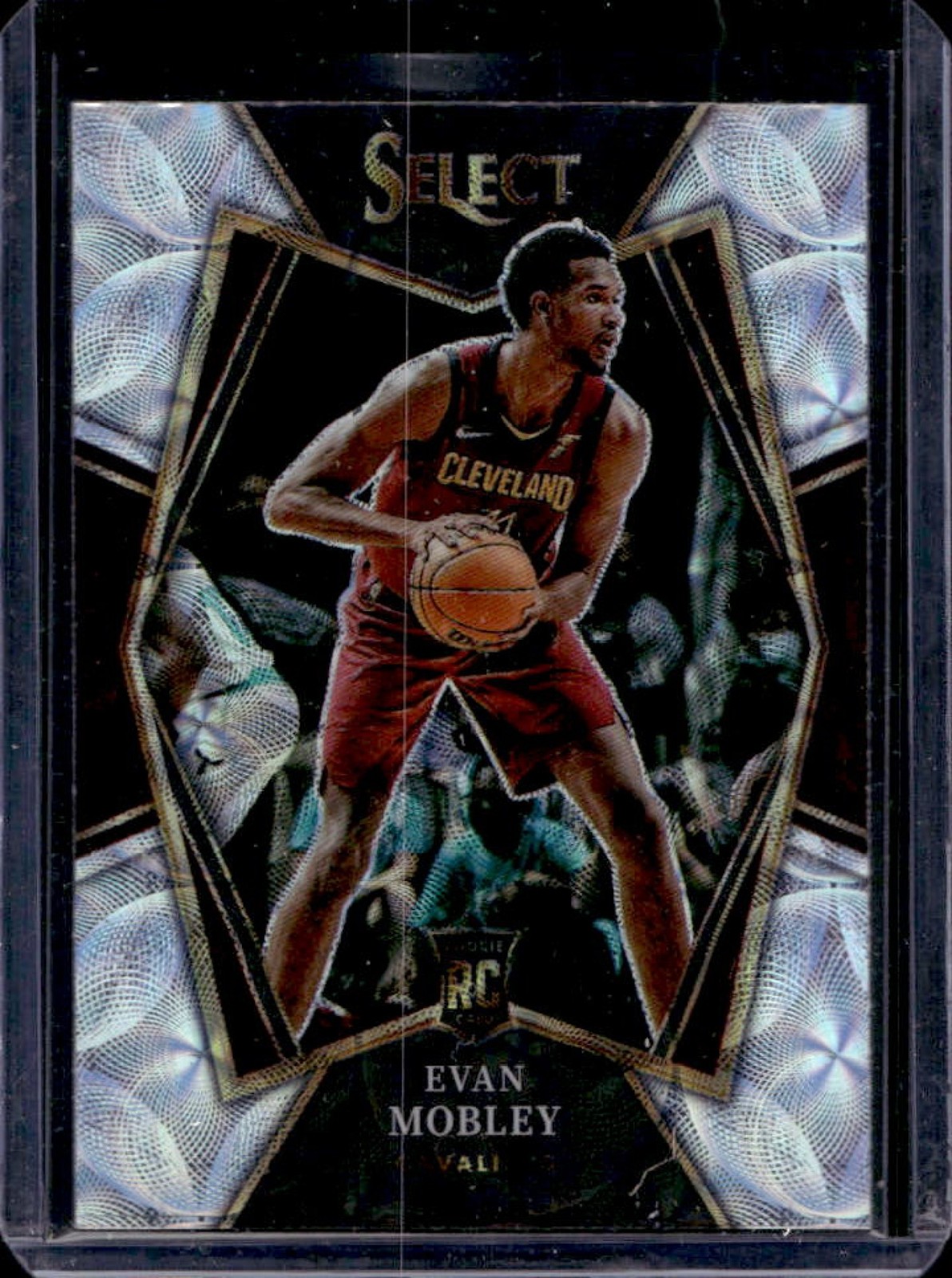 2021-22 Panini Select Evan Mobley RC Scope Prizm Premier Level #110 Cavaliers