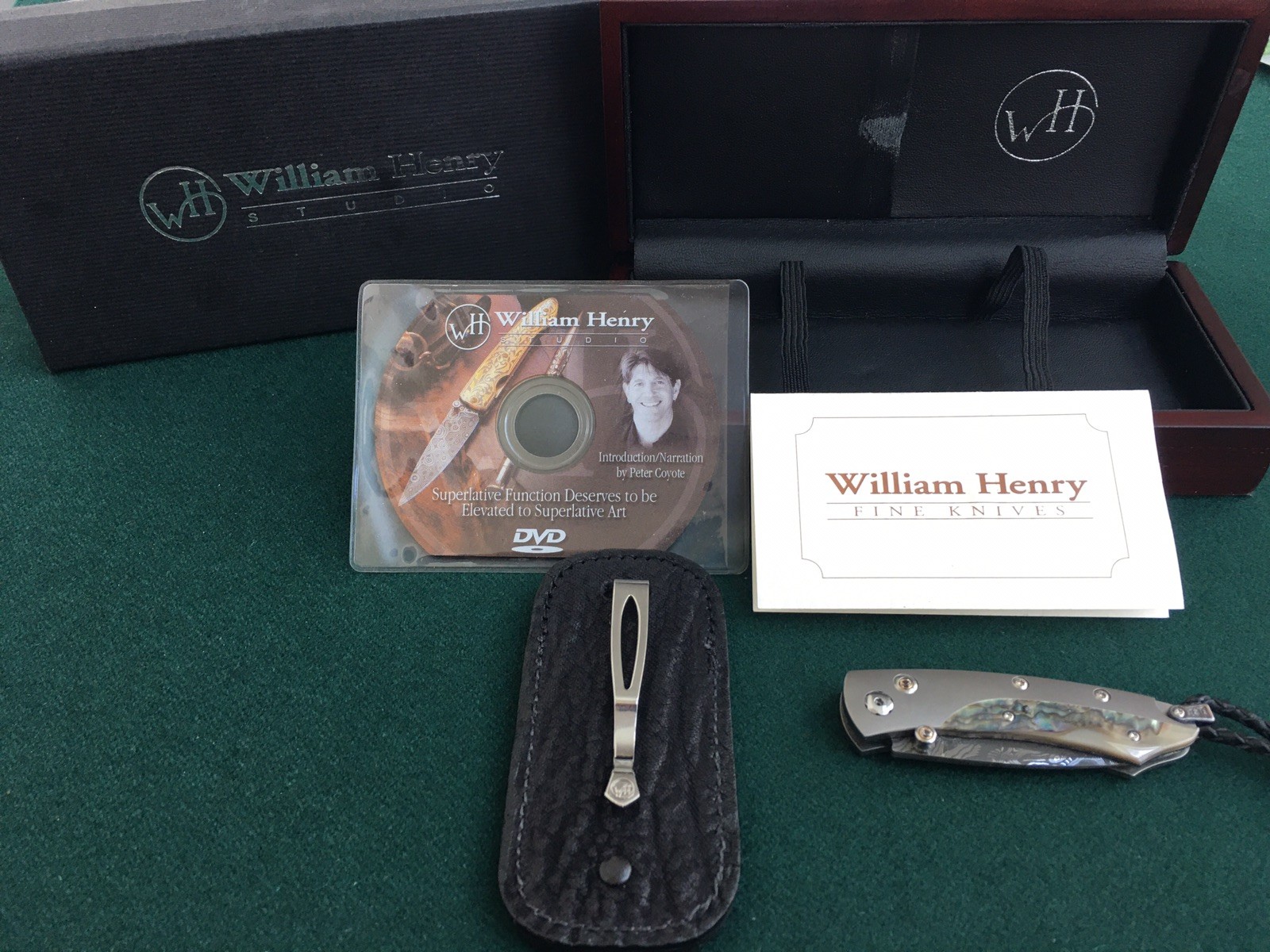 William Henry Folding Knife B04 Exclusive Edition with Only 50 Made - Very Nice