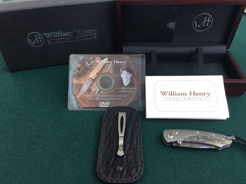 William Henry Folding Knife B04 Exclusive Edition with Only 50 Made - Very Nice
