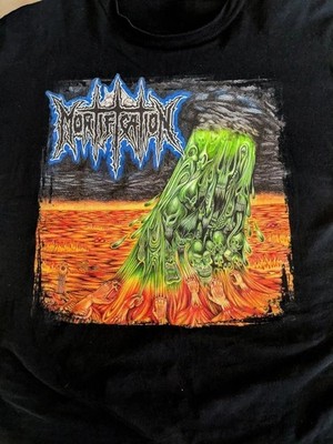Rare! Hot Mortification Band On Tour Black S to 5XL Concert Shirt SN651
