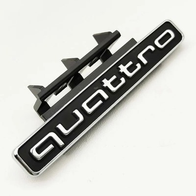 95mm 3D ABS Front Grille Emblem Badge for A4 B8 B6 B9 B7 A3 A5 A6 Q5 Q7