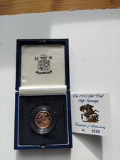 1993 Proof Half Gold Sovereign