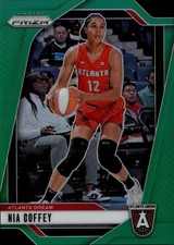 2024 Panini Prizm WNBA Green Prizms Nia Coffey Card #71