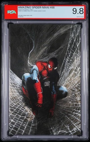 AMAZING SPIDER-MAN #66 GABRIELE DELL'OTTO EXCLUSIVE VIRGIN VARIANT CGC 9.8