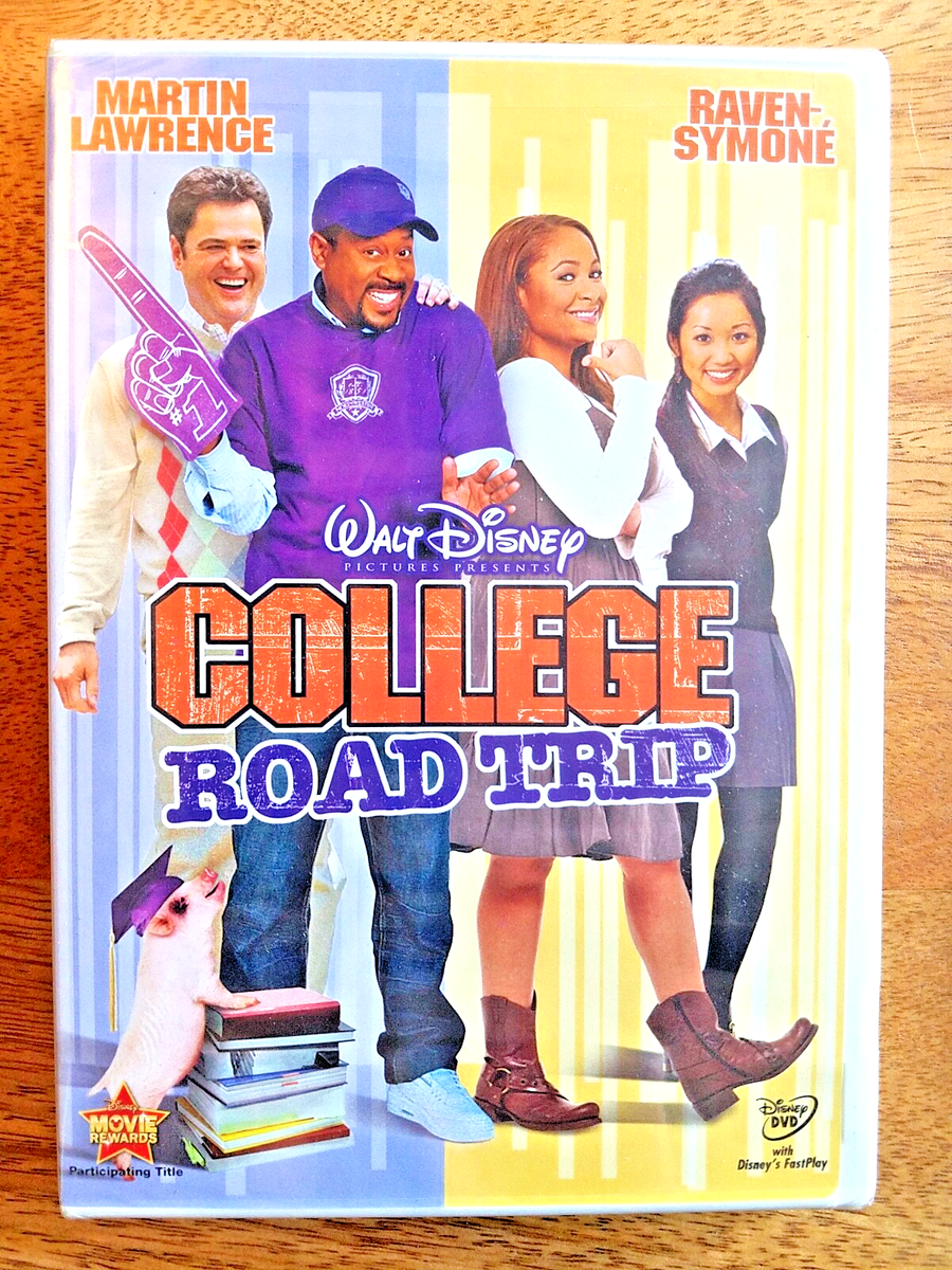 Disney's College Road Trip DVD 2008 Disney Movie Martin Lawrence