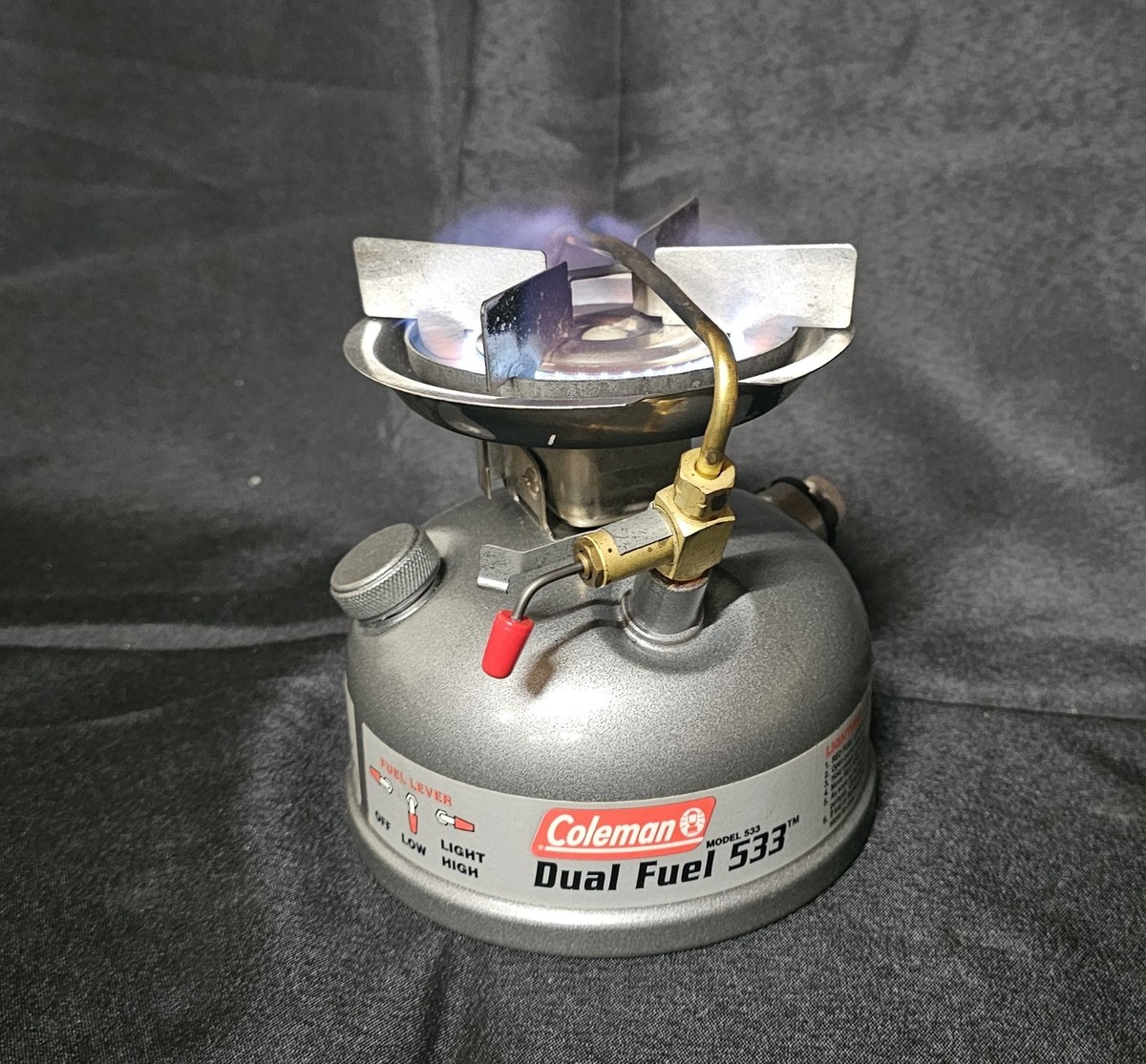 Coleman Dual Fuel Sportster II model 533 One Burner Camp Stove
