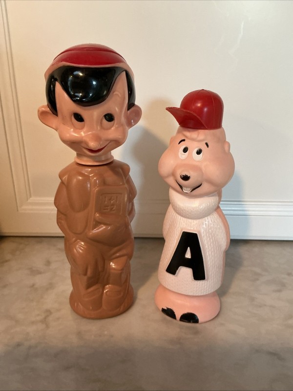 Vintage Soakies -Pinocchio And Alvin