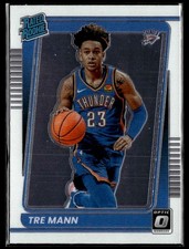 2021-22 Panini Donruss Optic Basketball Rated Rookie #168 Tre Mann Rookie RC