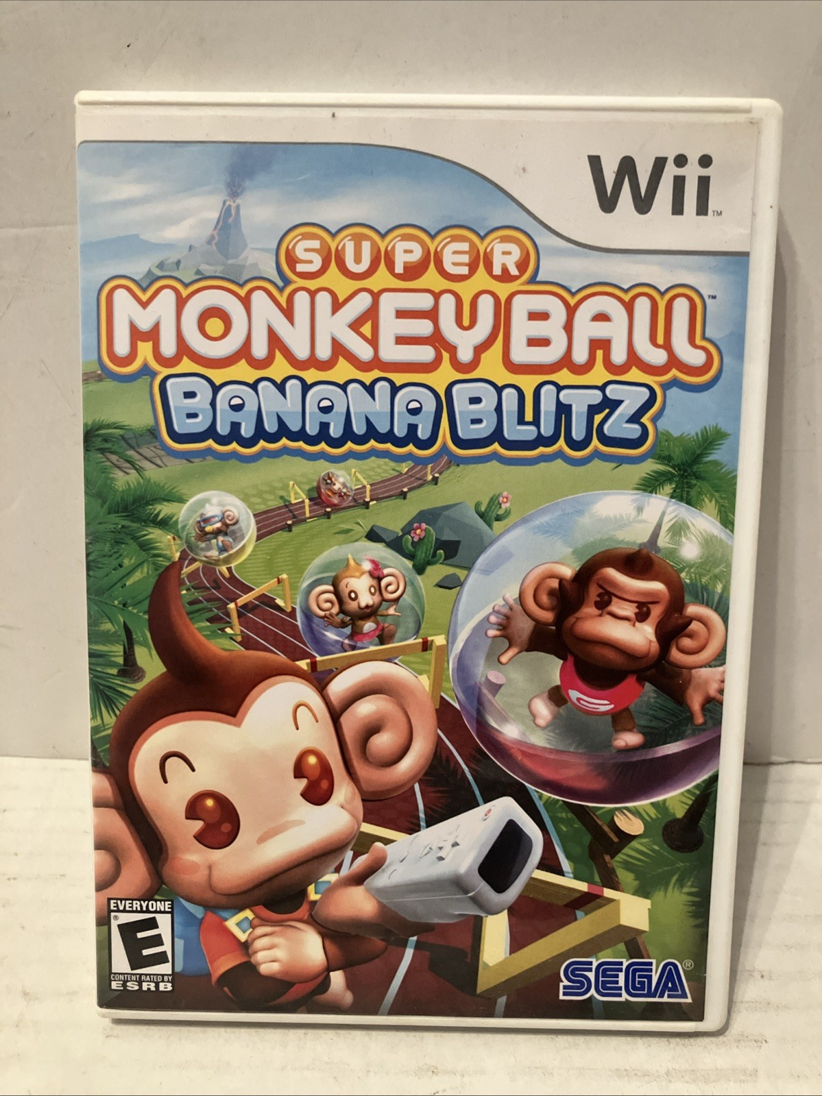 Super Monkey Ball Banana Blitz Nintendo Wii Video Game Complete CIB Family SEGA