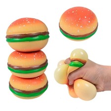 Squishy Hamburger Stress Ball Autism Sensory Toy Anxiety Stress Relief