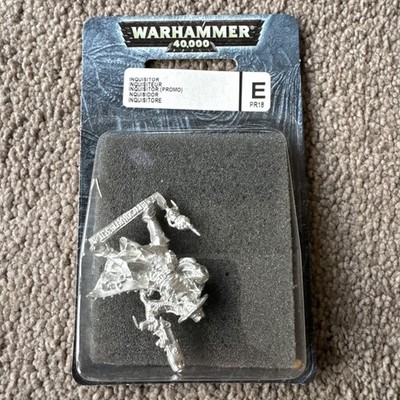 Warhammer 40k Inquisitor Lord Gideon Lorr Limited Edition Promo NEW metal OOP