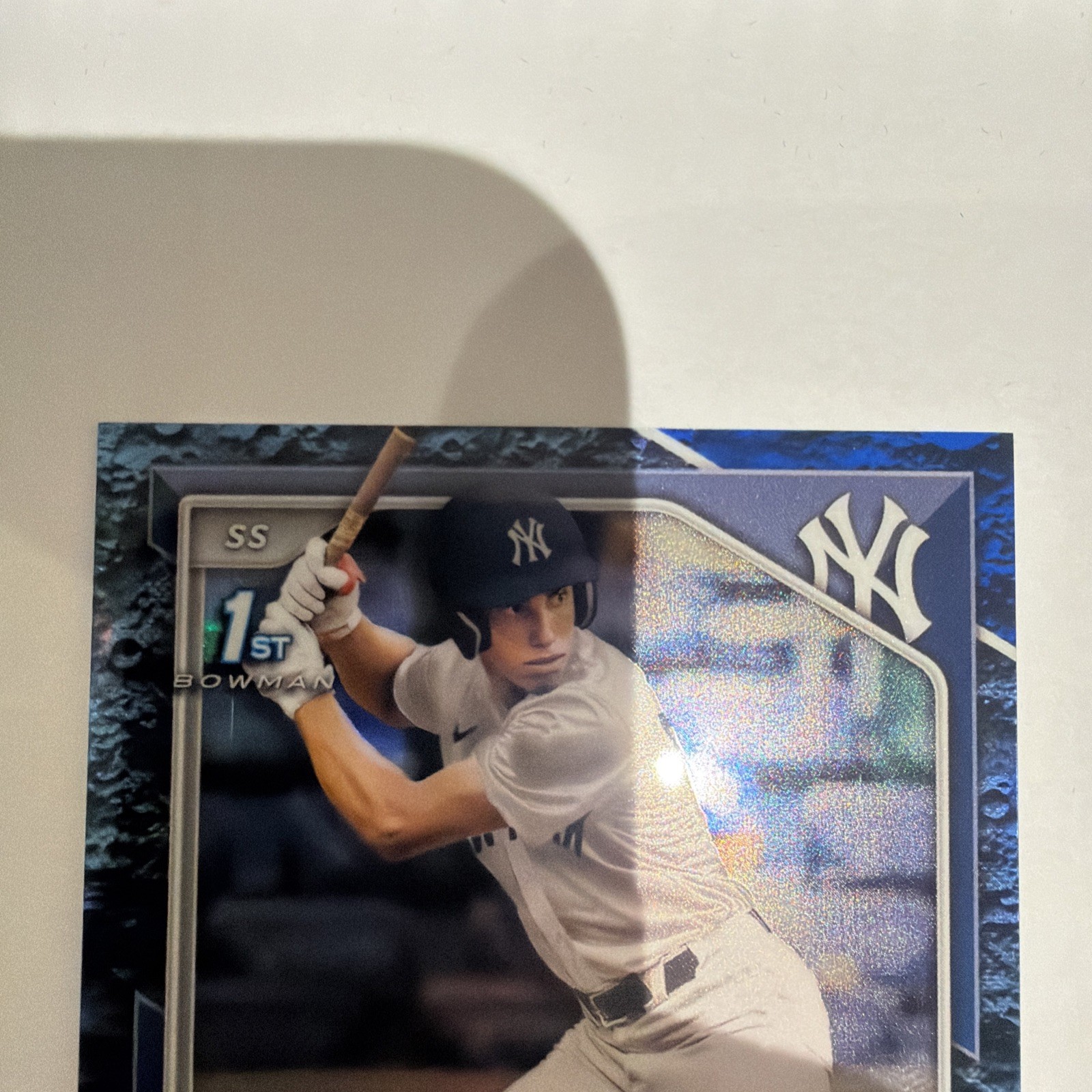2024 Bowman Chrome George Lombard Jr. 1st Lunar Blue Refractor Auto /150 CPA-GLO view 8