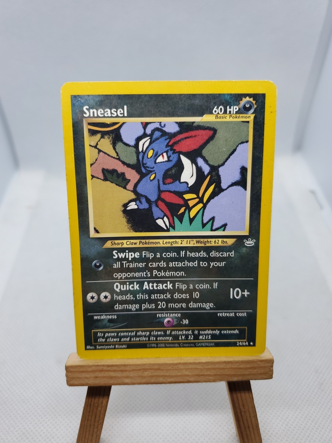 Sneasel 24/64 Neo Revelation 2000 WOTC Pokemon TCG Trading Card 