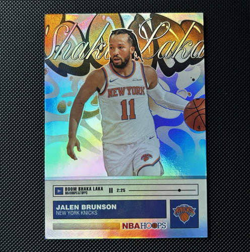 Topps 2026 NBA Hoops Boom Shaka Laka BO-7 Jalen Brunson Knicks Insert