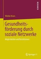 Wiebke Bruns | GesundheitsföRderung Durch Soziale Netzwerke | Taschenbuch (2013)