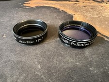 1.25-inch Light Pollution Filter And 13 moon Filter. Never Used.