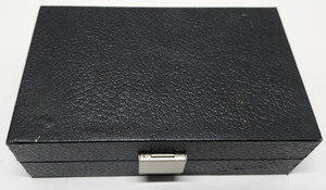 12 Ring Display Case Box Wide Slot or Holds 6 Pairs Cuff Links Display Case Box