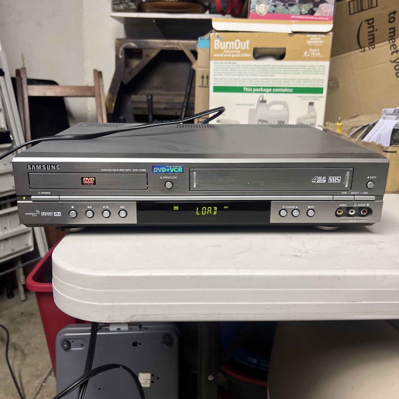 Samsung DVD/VHS DVD-V2000 DVD/VCR Combo 4 Head Hi-Fi Stereo 