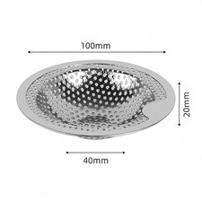 Reversible 304 SS Sink Strainer Dishwasher Safe for Kitchen Bathroom RV Drains