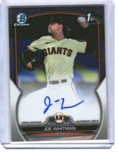 2023 Joe Whitman Bowman Chrome 1st Bowman Auto RC #CDA-JWH (H1194) $6 MAX SHIP