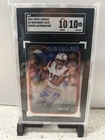 2024 Topps Chrome Football Drake Maye SGC 10 Gem Mint Auto 10 Rookie Fresh Grade