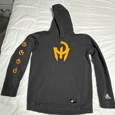 Adidas Patrick Mahomes Hoodie Pullover Gray Medium NFL Football Chiefs