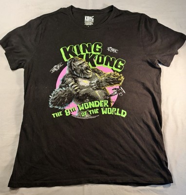 King Kong The 8th Wonder of the World T-Shirt Size L Black Universal Studios Mov
